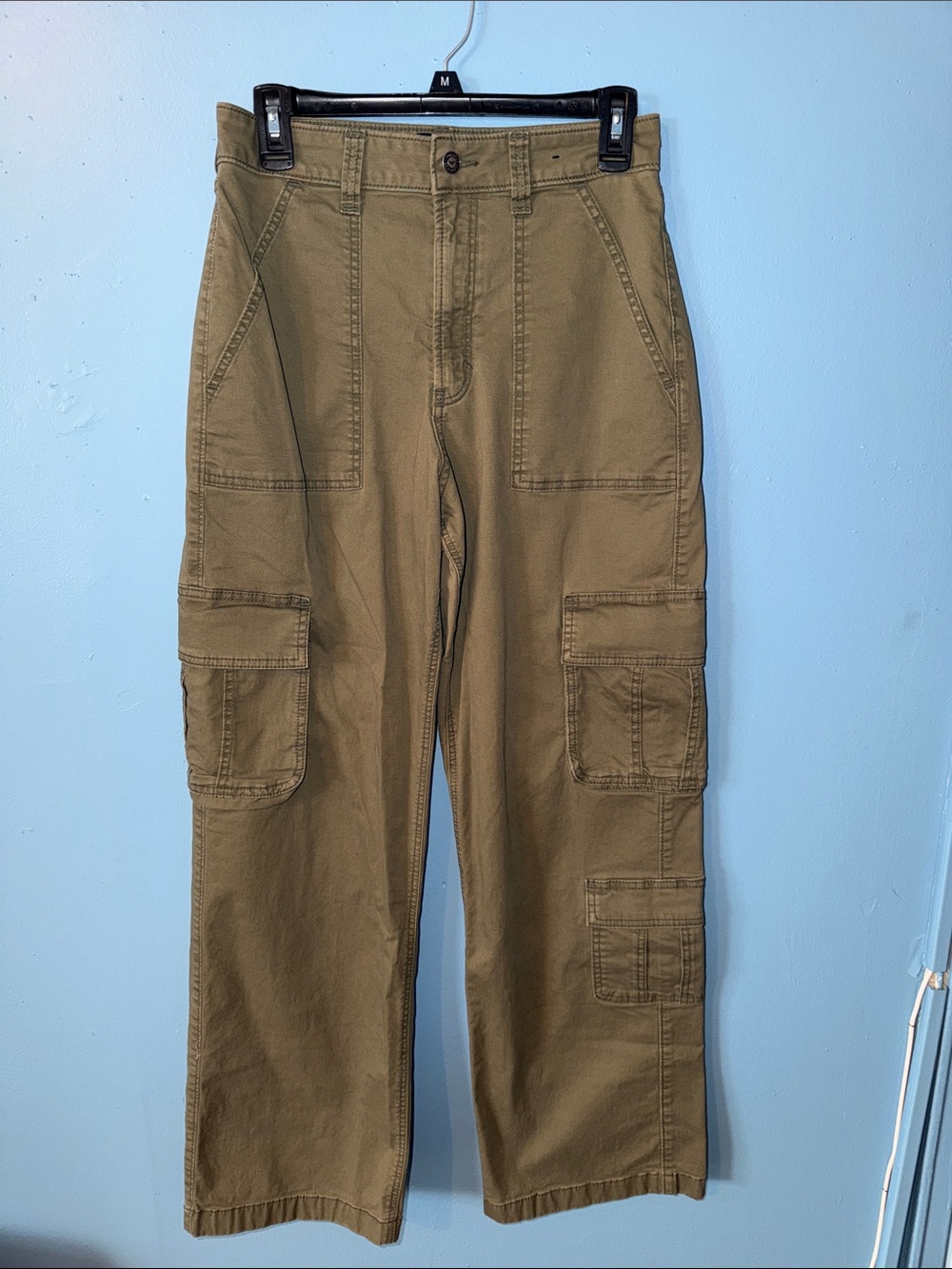 Hollister women Cargo Pants in Olive/ green Durable Utility Style